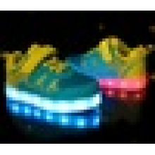 Unisex Enfant USB Chargeur de lumière Clignotants Sneakers Chaussures LED